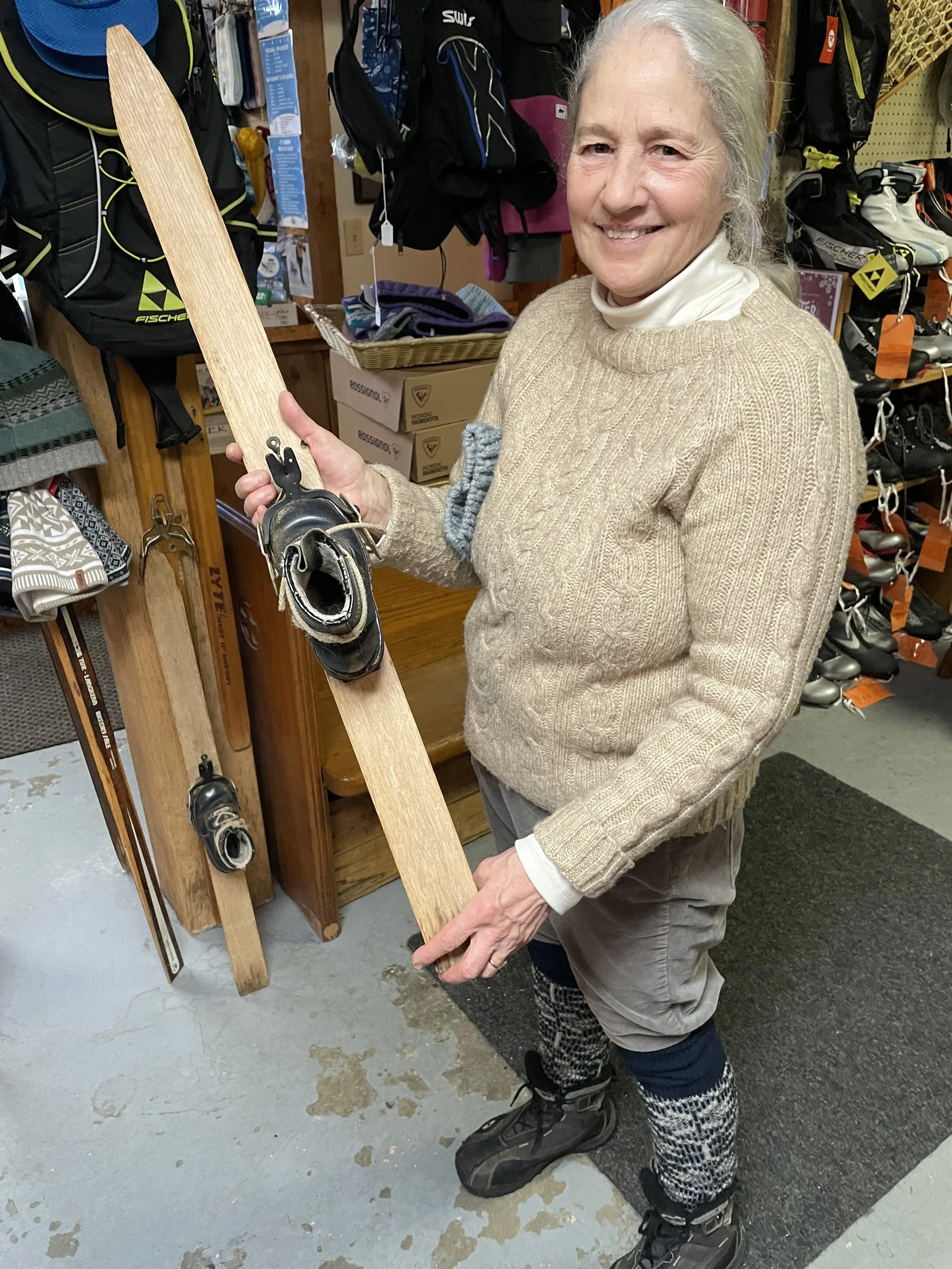 Wooden Ski Day Held at Carter's XC Ski Center — Cross Country Skiing